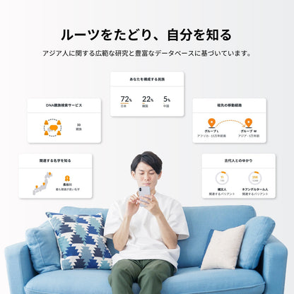 祖先 遺伝子検査キット Haplo3.0 【医療機関限定】