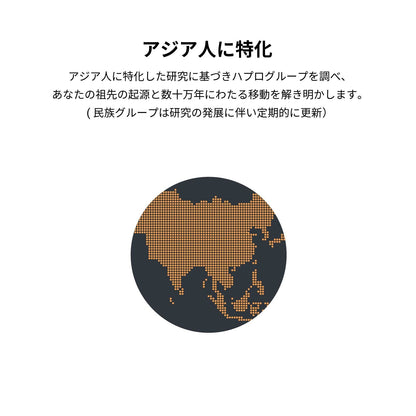 祖先 遺伝子検査キット Haplo3.0 【医療機関限定】